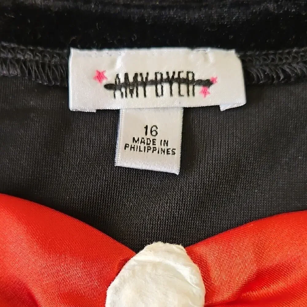 Amy Byer Black and Red Formal Kids Dress